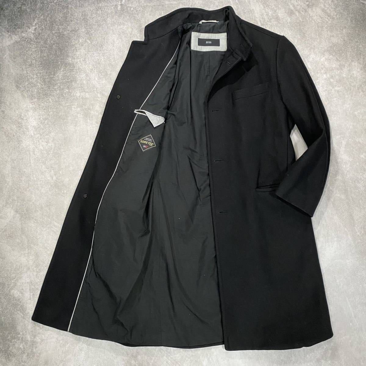 ヒューゴボス HUGO BOSS GORE-TEX ウールチェスターコート (48/L ヒューゴボス HUGO BOSS GORE-TEX ウールチェスターコート (48/L