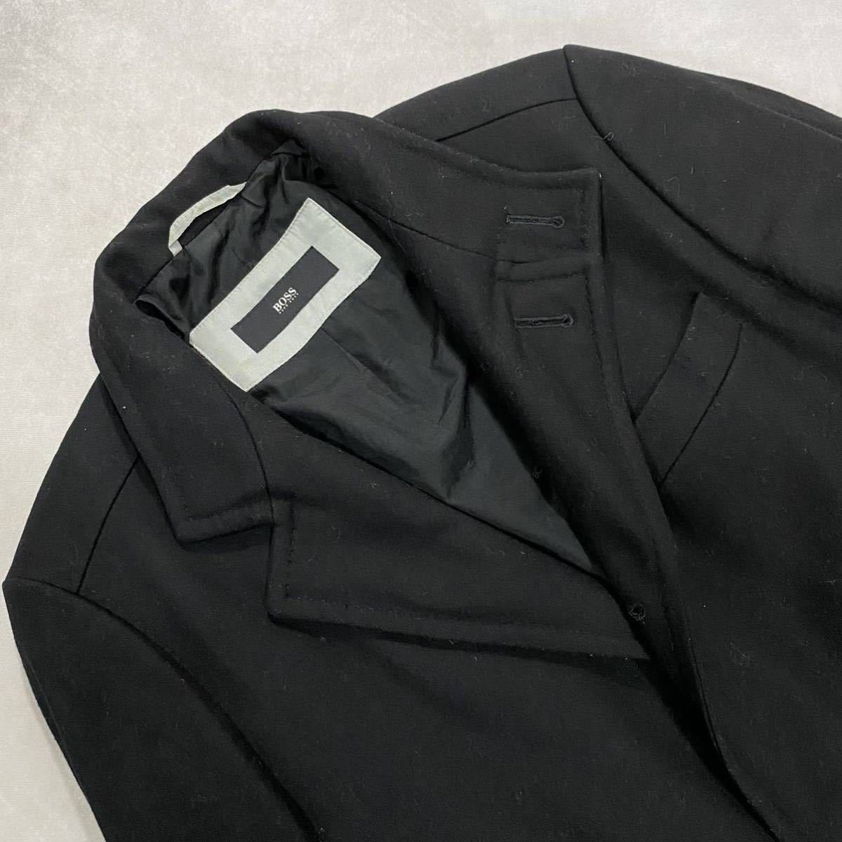 ヒューゴボス HUGO BOSS GORE-TEX ウールチェスターコート (48/L ヒューゴボス HUGO BOSS GORE-TEX ウールチェスターコート (48/L