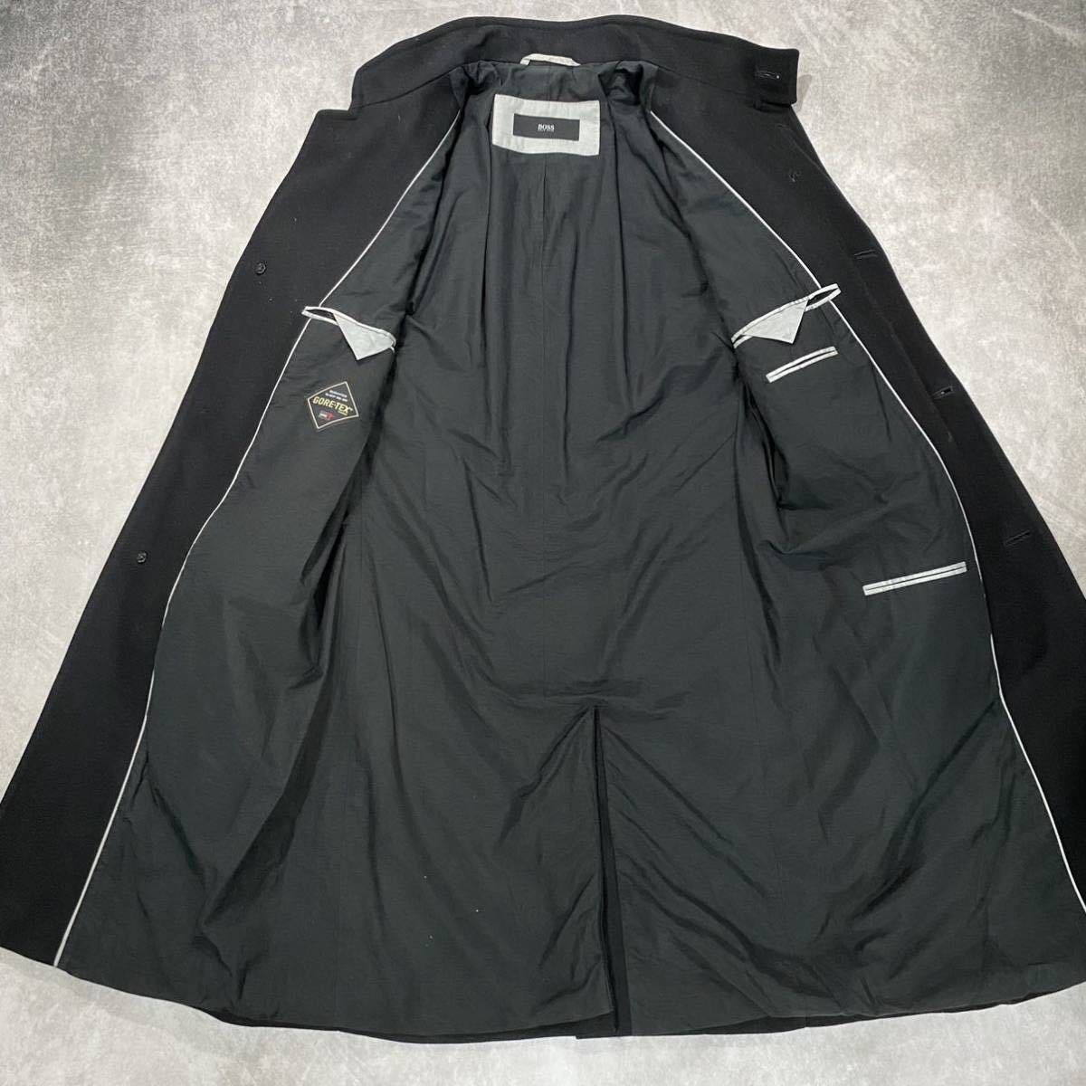 ヒューゴボス HUGO BOSS GORE-TEX ウールチェスターコート (48/L ヒューゴボス HUGO BOSS GORE-TEX ウールチェスターコート (48/L