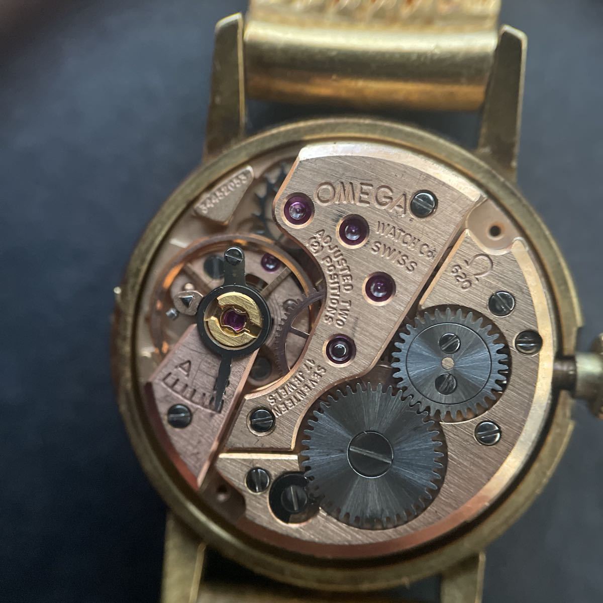 OMEGA オメガ DE VILLE レディース腕時計 MT 手巻き k18 750 稼働品