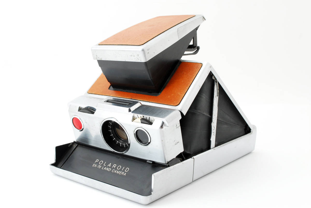 ポラロイドカメラ polaroid sx-70 レザーケース付 動作確認済 【日本産