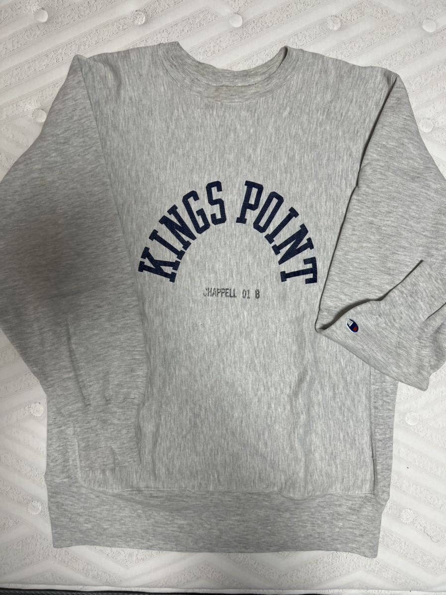 Champion リバースウィーブ KINGS POINT 染み込み USA製