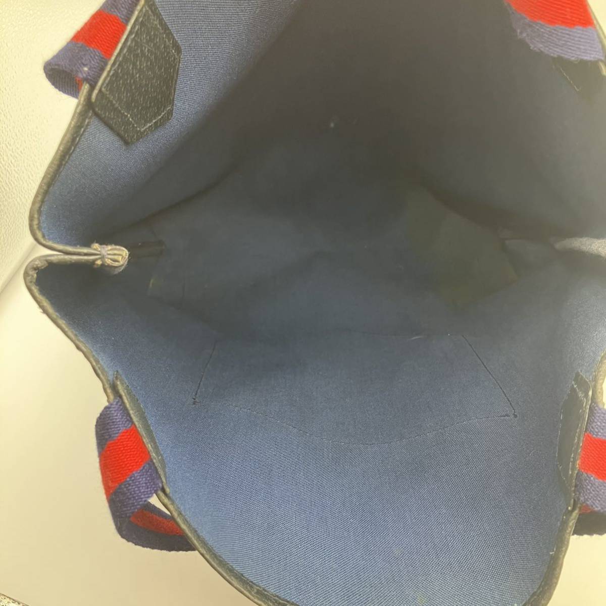 1円 美品 GUCCI グッチ GGスプリーム トートバッグ ショルダー