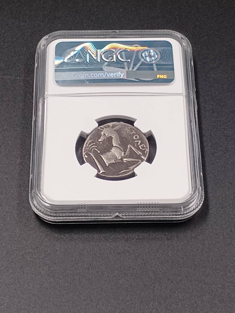 ★イオニア・エフェソス★Tetradrachmテトラドラクマ銀貨★BC4世紀★蜂/牡鹿・椰子の木★NGC鑑定品★出色の逸品★_画像10