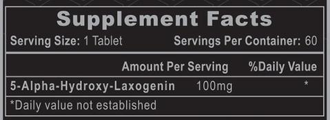 ★国内未発売★ 強力ナチュラルアナボリック！HTI社 LAXOGENIN100 60錠 ラクソジェニン100　ナチュラルステロイド★定形外送料￥250★★