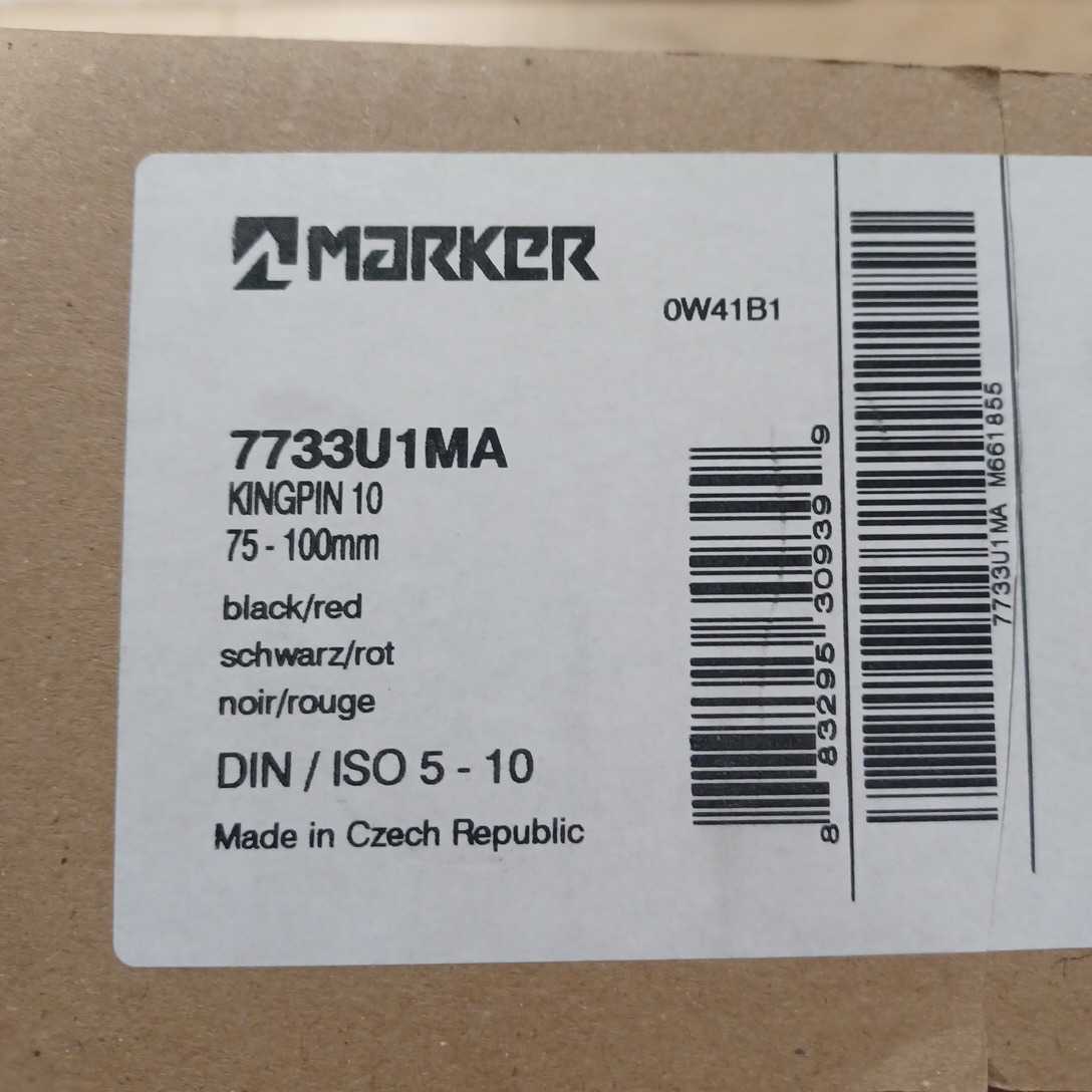 送料無料】【新品未使用】 Marker Kingpin10 ブレーキ幅選択可能