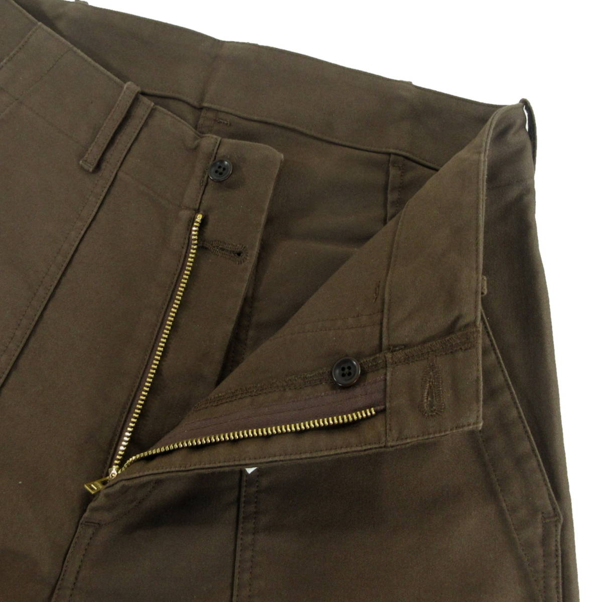 未使用】ナナミカ モールスキン ドッグパンツdock pants 34 当店だけの