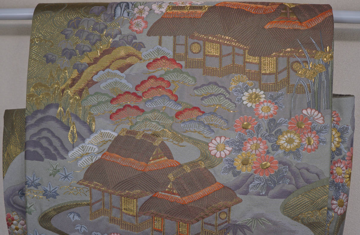 簡単に着用可能 □■作り帯 二重太鼓 □■二部式タイプ■ 付下げ・訪問着・無地などに tNo.142_画像4