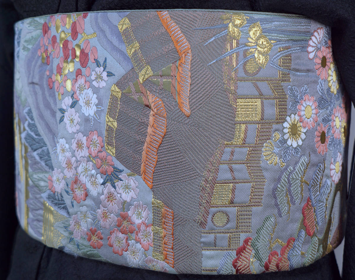 簡単に着用可能 □■作り帯 二重太鼓 □■二部式タイプ■ 付下げ・訪問着・無地などに tNo.142_画像10