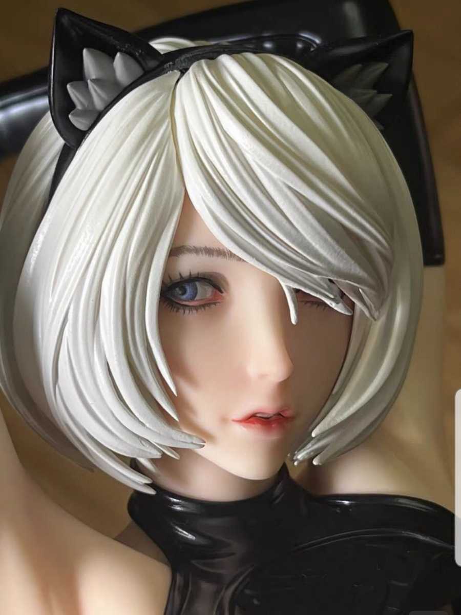 完成品 Nier ニーアオートマタ 2B BS 樹脂フィギュア ガレキ