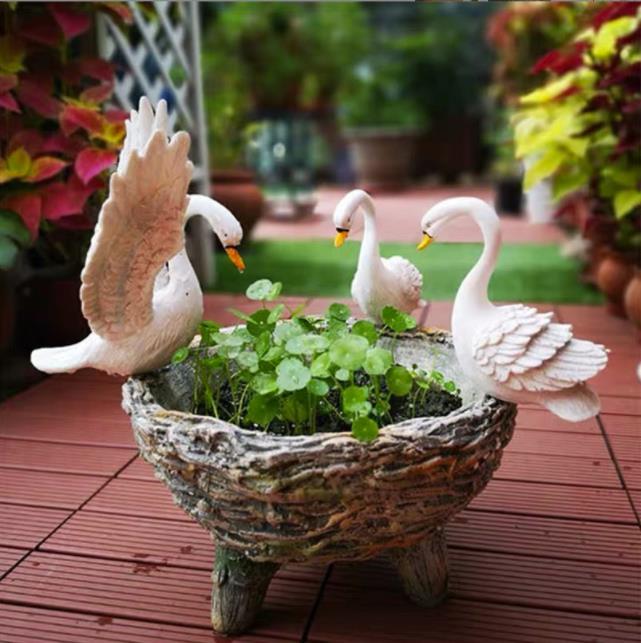庭園置物 爆売り！白鳥の庭の置物 - onaparaguay.com