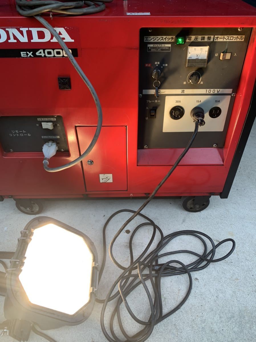 キャブレタ ヤフオク! 100V 40A 4kVA 60hz - ホンダ発電機EX4000の出品