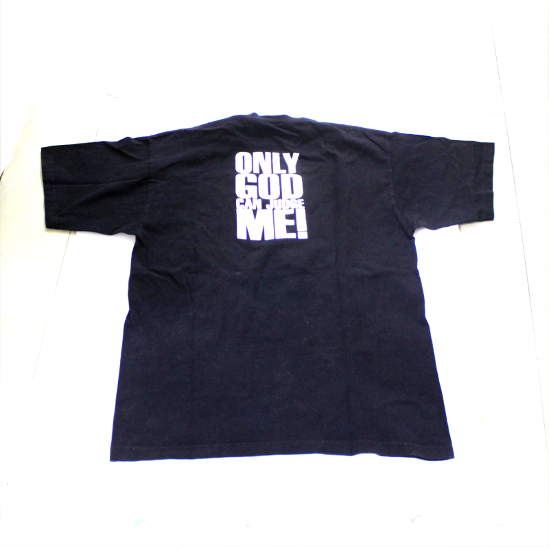 超希少★USA製 2PAC Tupac Only God Can Judge Me ビンテージ ラップ HIPHOP Tシャツ US-XLサイズ 洗濯済みの画像2