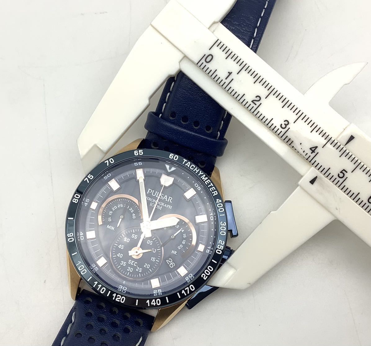 ① SEIKO セイコー PULSAR パルサー VK63-X001 CHRONOGRAPH ① SEIKO セイコー PULSAR パルサー VK63-X001 CHRONOGRAPH