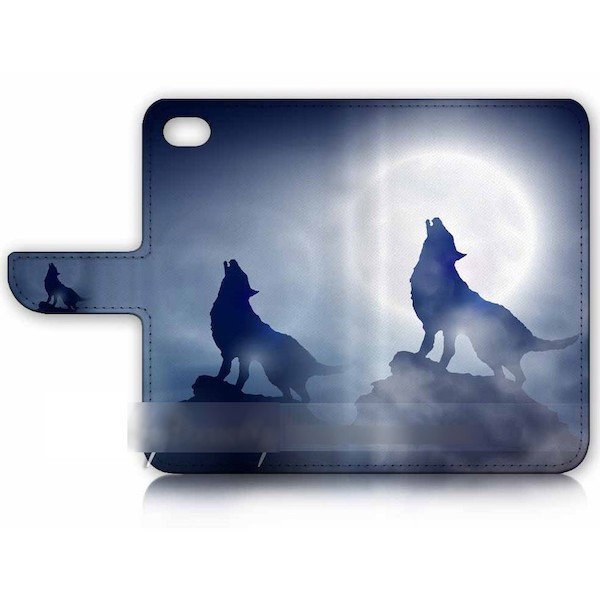 iPhone 14 14 Pro アイフォン プロ 狼 オオカミ ウルフ スマホケース 手帳型ケース スマートフォン カバー_画像2