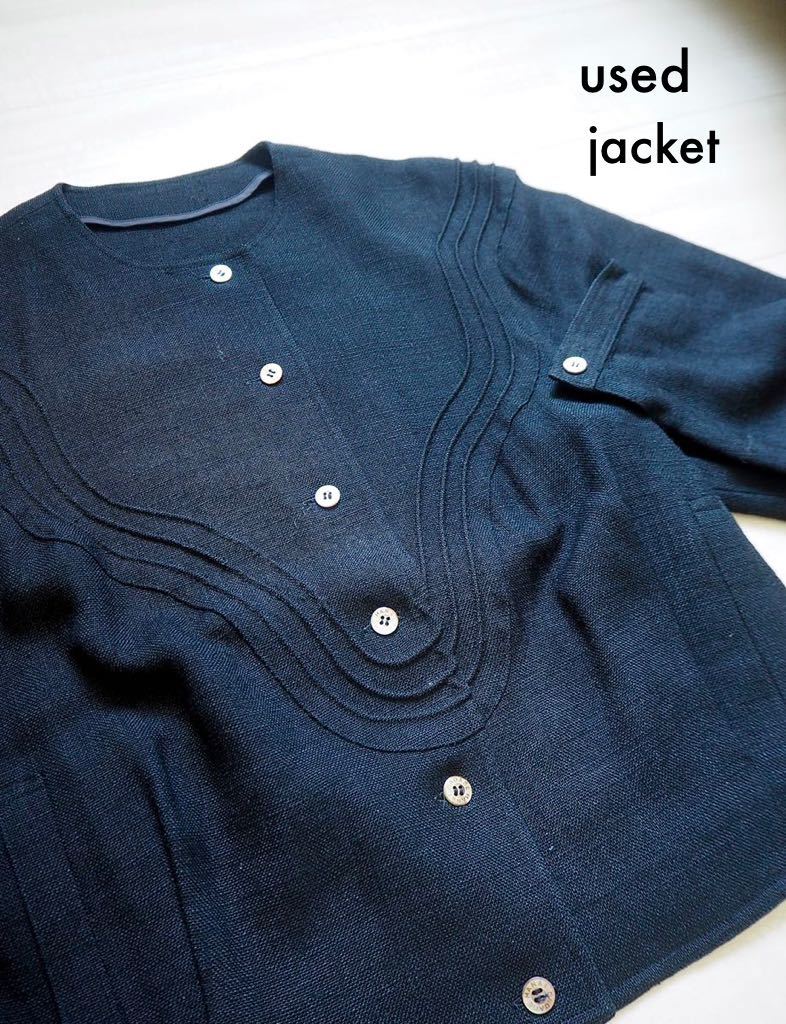 返品交換不可】 used◇古着◇レトロ◇ジャケット◇ブラウス Mサイズ
