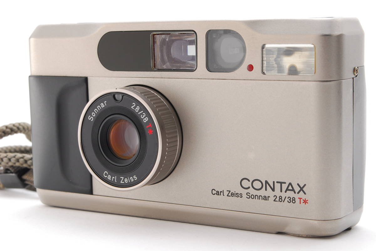 美品 CONTAX コンタックス T2 フィルムカメラ 元箱 ケース 説明書 付き