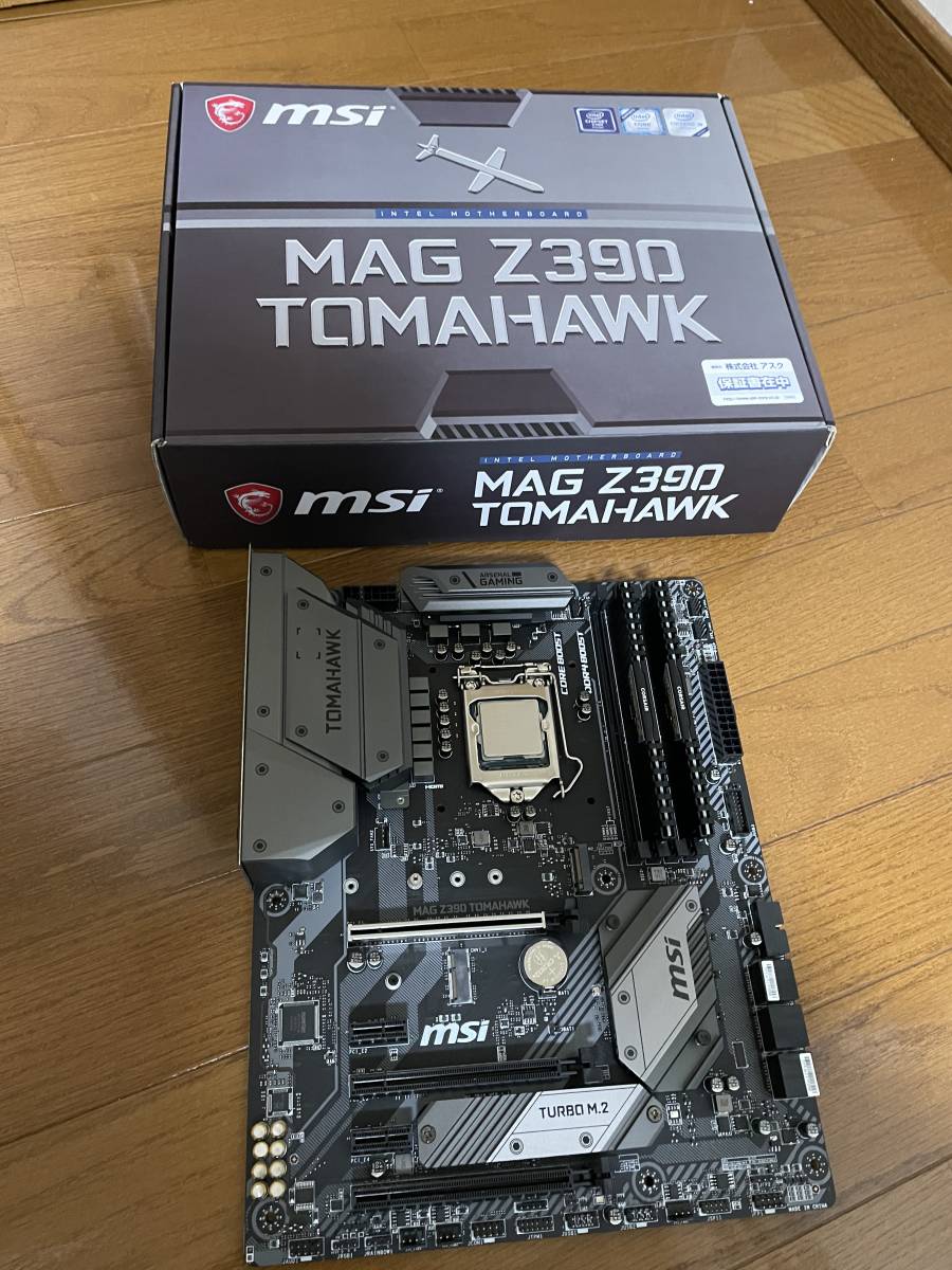 動作品 マザーボード+CPU+メモリ msi MAG Z390 TOMAHAWK LGA1151+i7