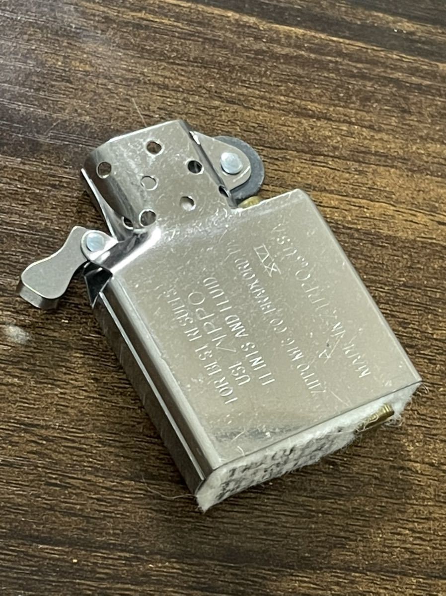 zippo 1932 REPLICA SECOND RELEASE 初期型 1932 レプリカ セカンド リリース 限定品 筆記体 銀仕上げ 年代物 シリアルナンバー NO.0983