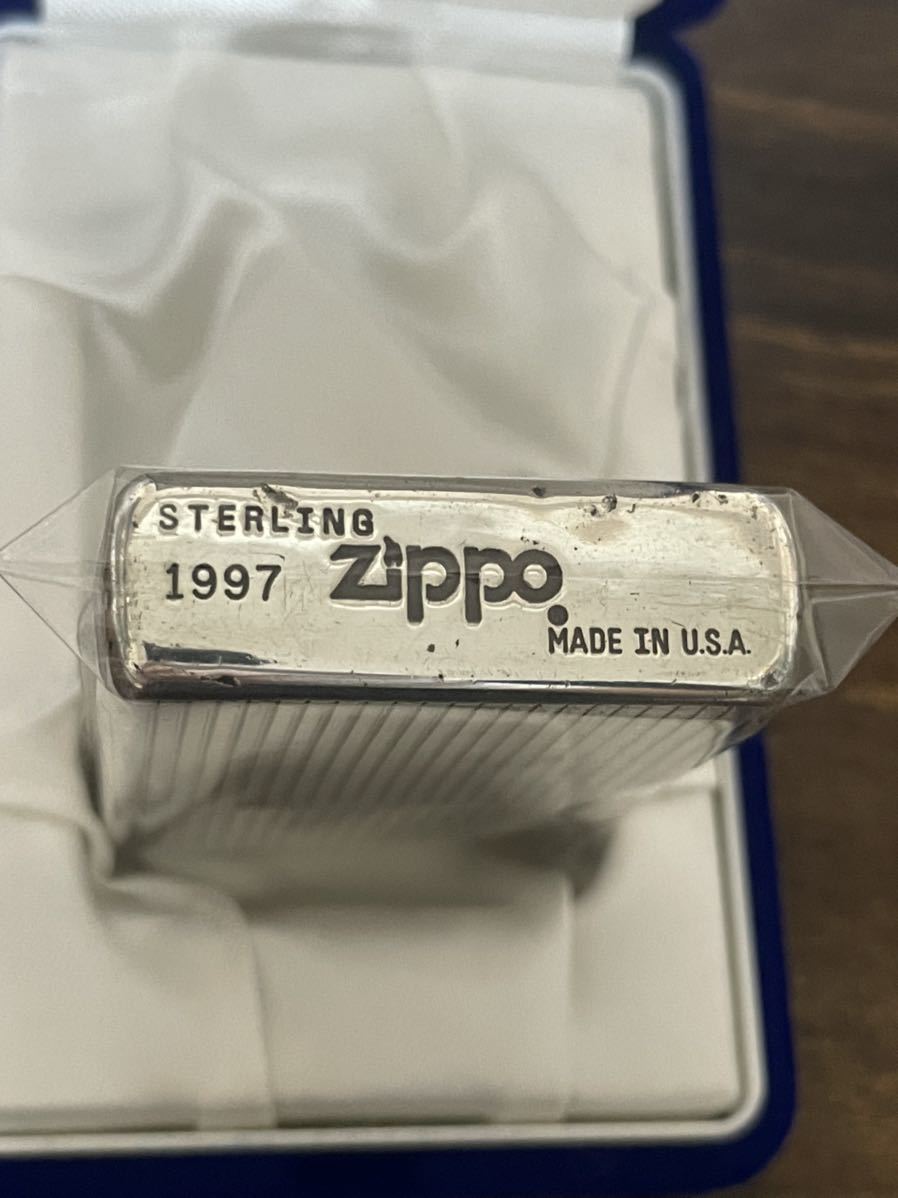 zippo スターリングシルバー エンジンターン 純銀 STERLING zippo スターリングシルバー エンジンターン 純銀 STERLING