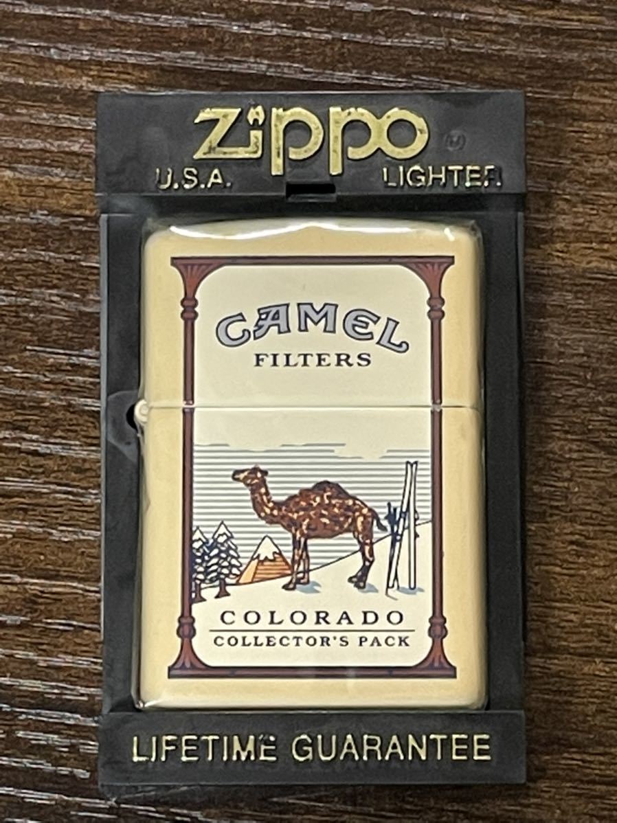 zippo CAMEL COLORADO 限定品 キャメル コロラド州 FILTERS COLLECTOR'S PACK アメリカ 合衆国 特殊加工品 シルバーインナー 1998年製