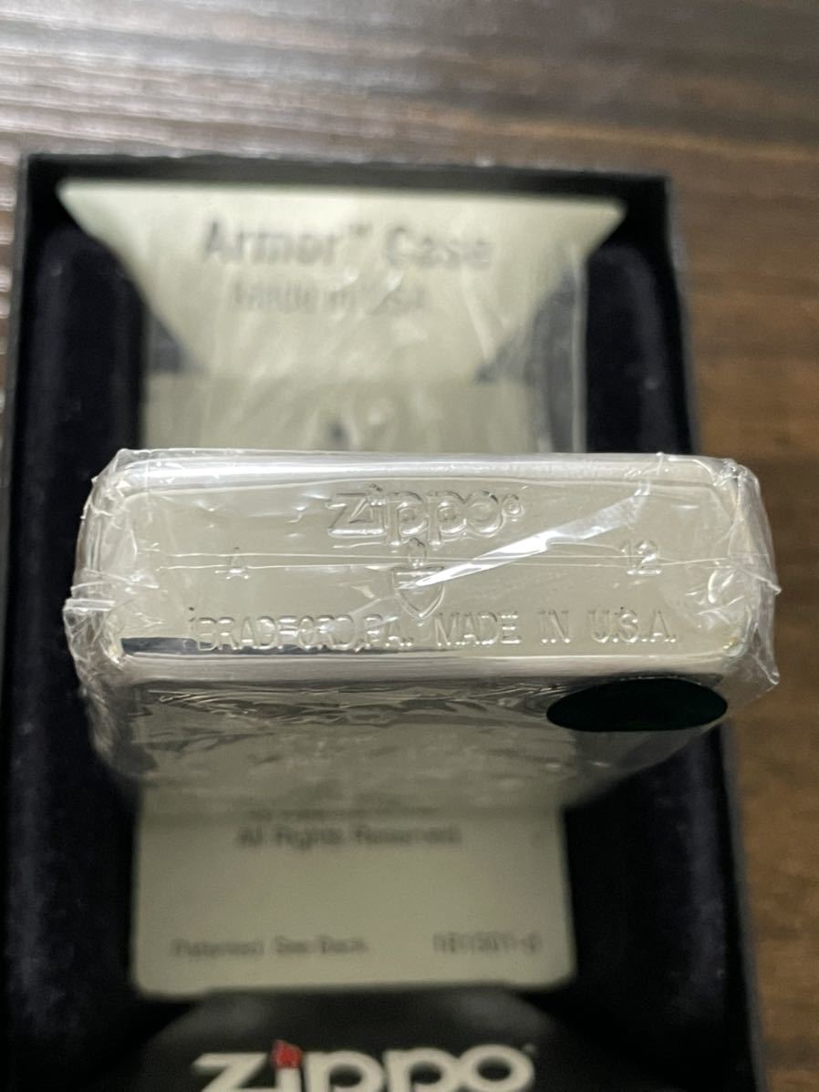 zippo アーマー 両面刻印 紋章 特殊加工 Heavy Wall Armor Case 2012年