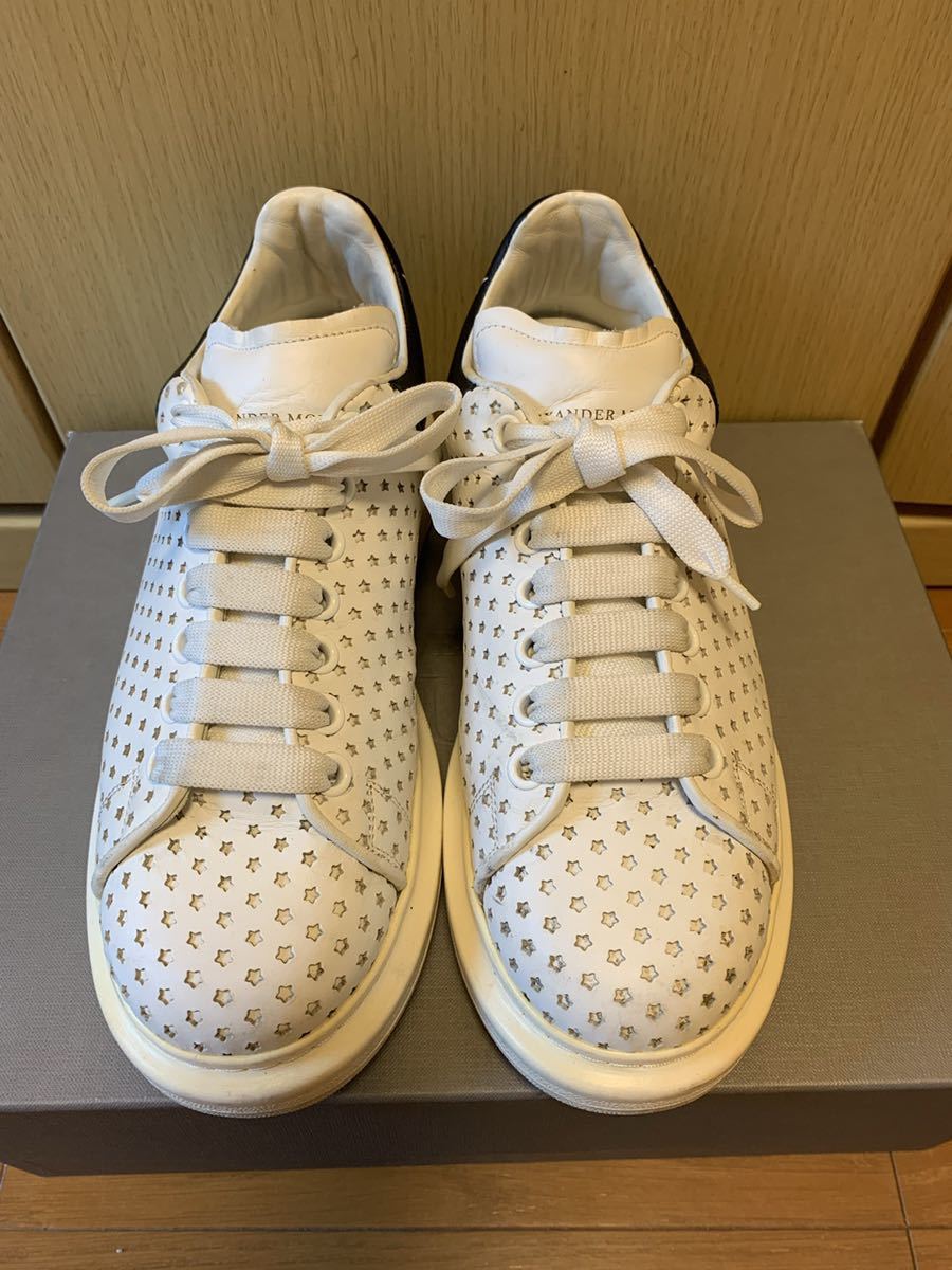 正規 ALEXANDER McQUEEN アレキサンダーマックイーン Jarry Perforated