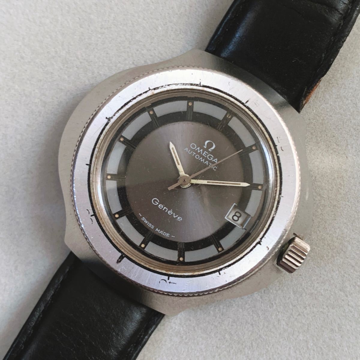 OMEGA オメガ ジュネーブ スティングレイ 自動巻 シルバー/Geneve UFO