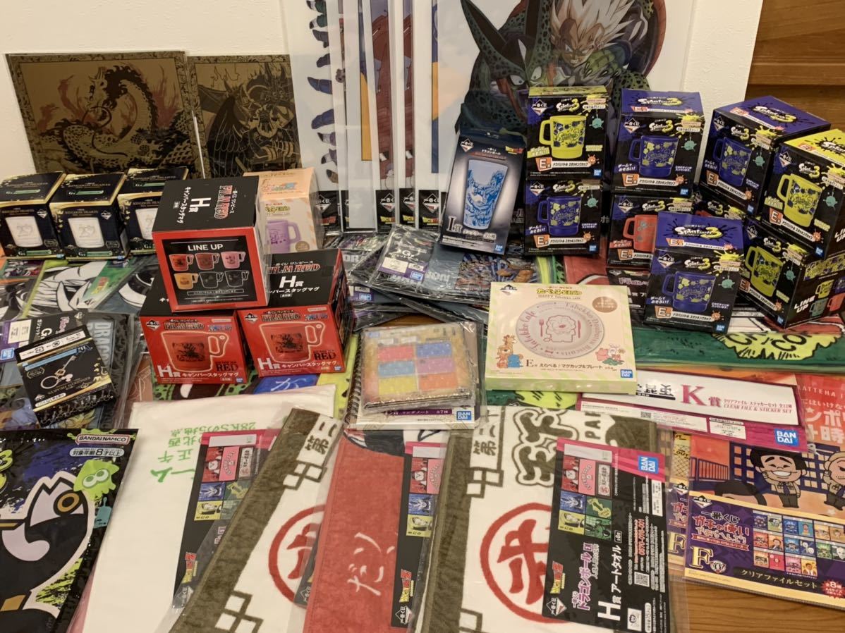 スプラトゥーン3一番くじ A賞 下位賞セット - dekhee.com 期間限定でセール スプラトゥーン3一番くじ おまけ下位賞4個 A賞・ラストワン賞 ぬいぐるみ