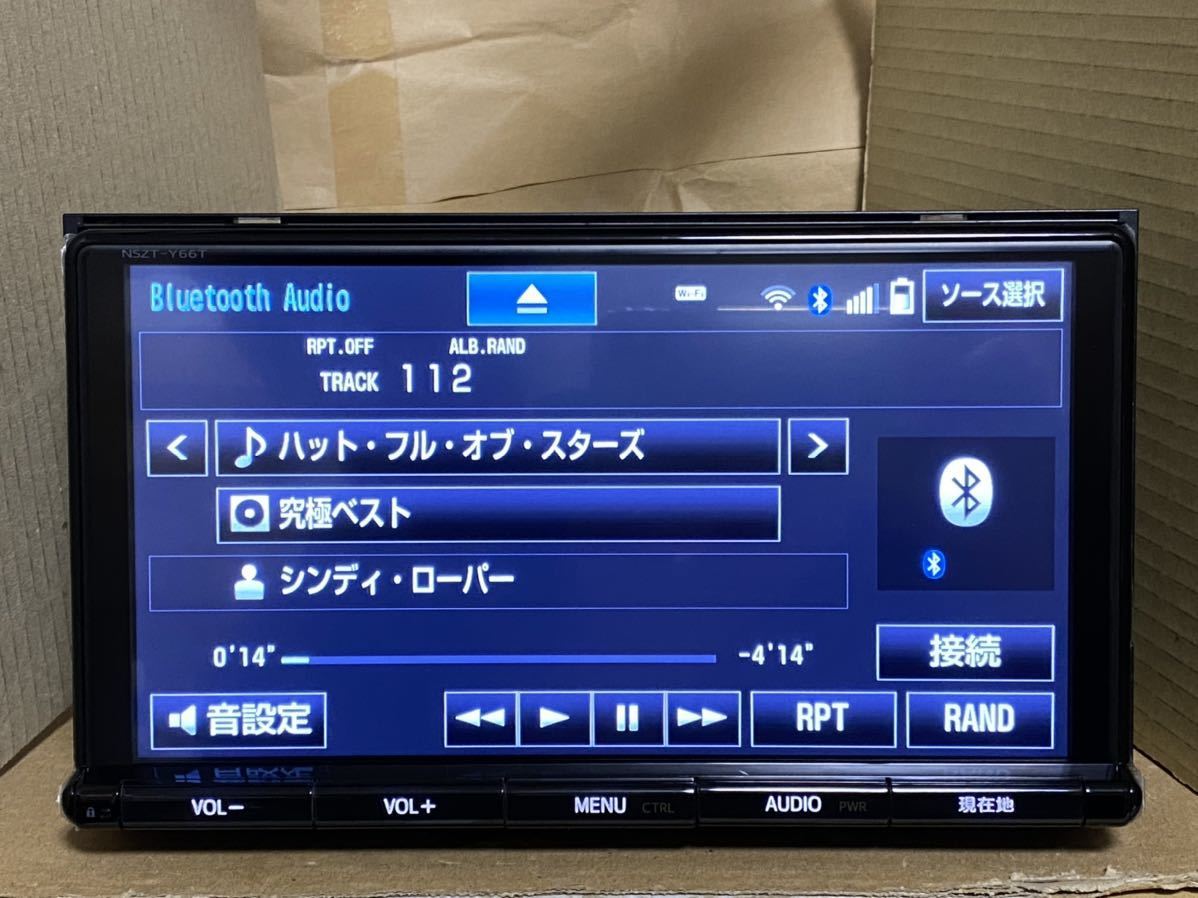 トヨタ純正SD9インチナビ NSZT-Y66T、フルセグ、DVD、SD カーナビ