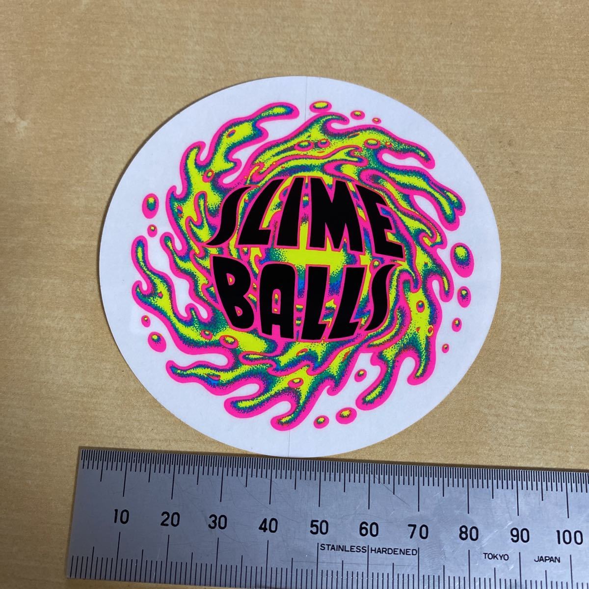 santacruz　SLIME BALL STICKER サンタクルーズ　スライムボール　ステッカー_画像1