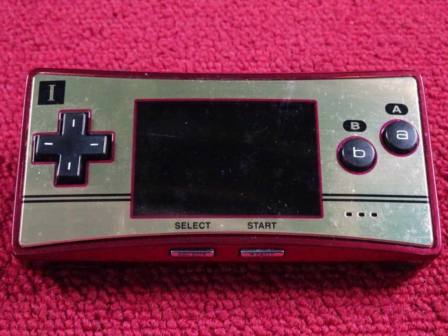 NINTENDO OXY-001 ゲームボーイミクロ 本体 ファミコンカラー*現状品