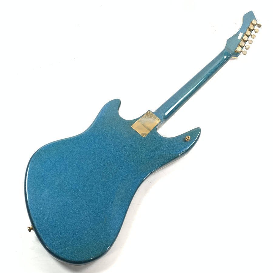 GUYATONE グヤトーン LG-350T-DX ビザールギター 青系 ハードケース 