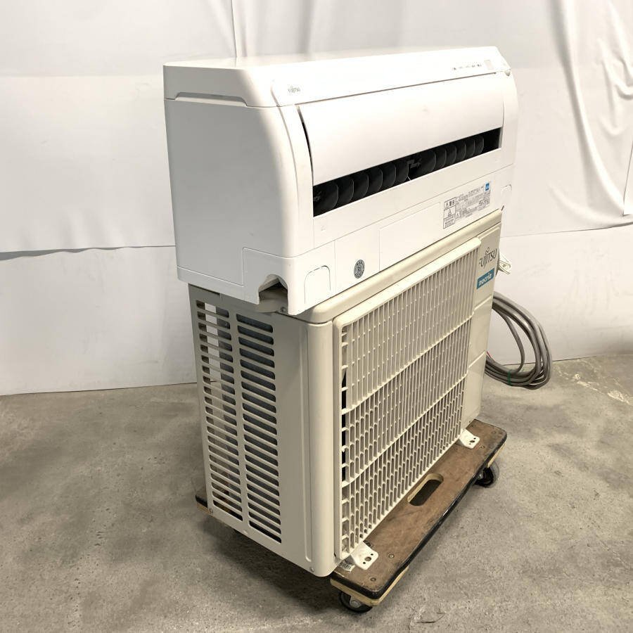 引取限定愛知】FUJITSU 2.2kwエアコン AS-R22T-W 19年製-