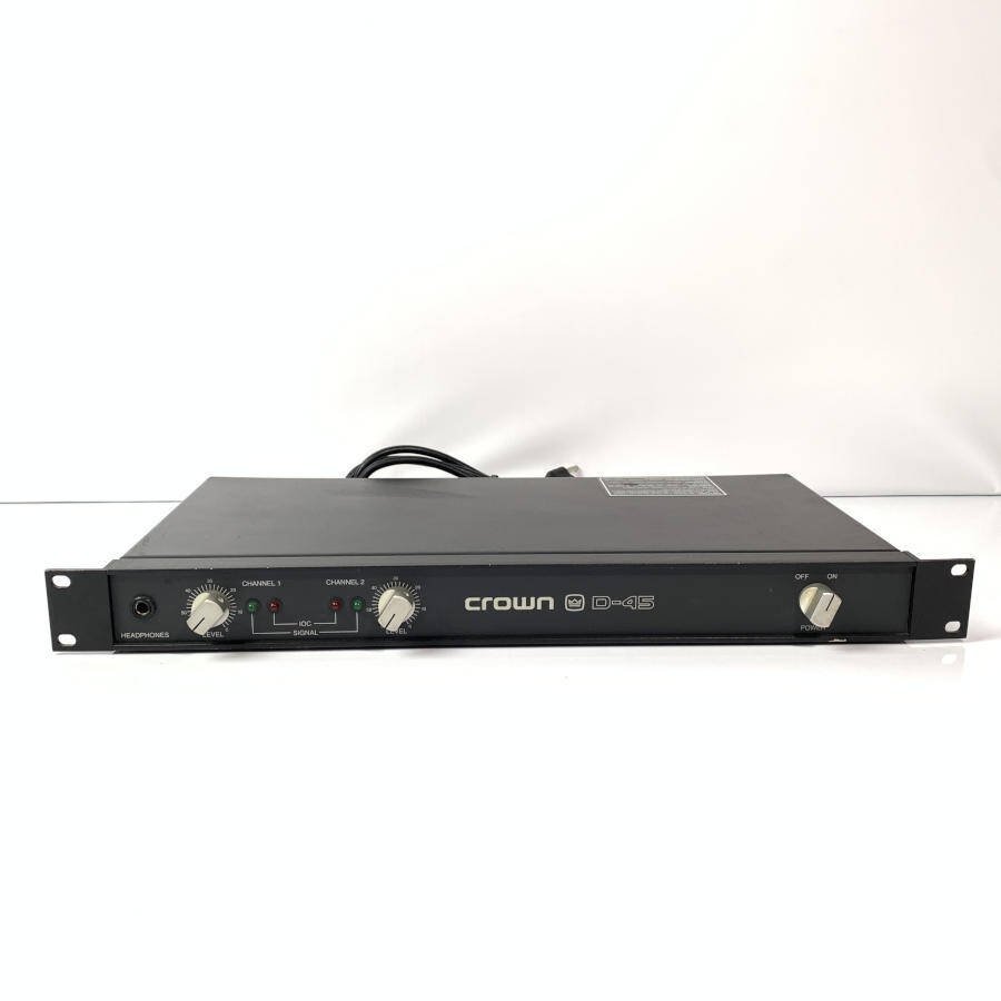 crown D45 クラウン 2ch PAアンプ☆現状品 bprsubang.com