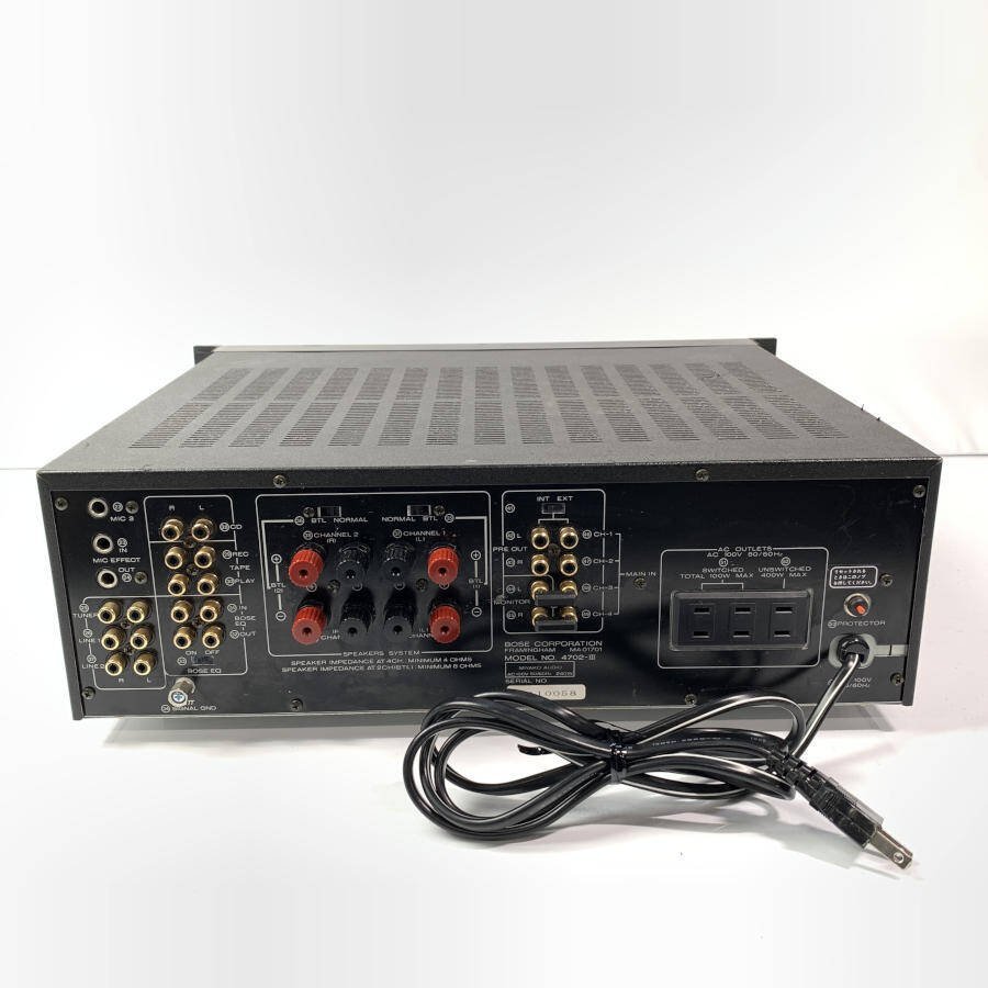 BOSE 4702-Ⅲ ボーズ 4チャンネル プリメインアンプ◇ジャンク品