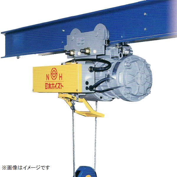 50000-648　(送料無料)　ホイスト　NHEEL1.0T　1.0t　受注生産機（実働40～45日）ローヘッド型6m　日本ホイスト