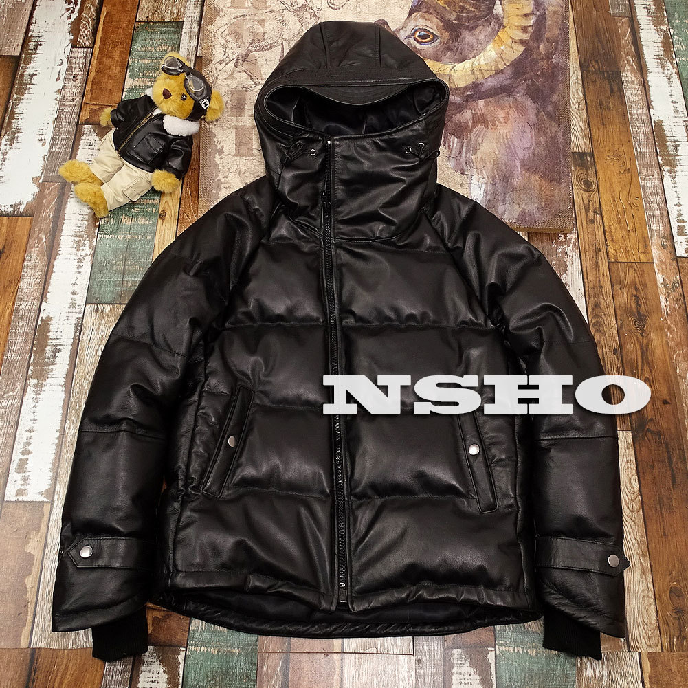 CDY547【XXXXL】最上級カウハイド デザイナーズ レザージャケット 本革