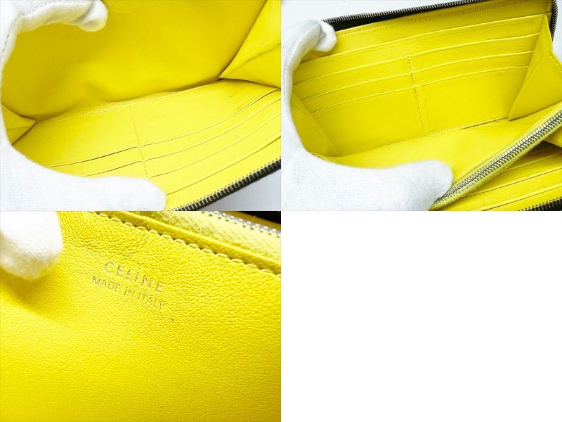 CELINE セリーヌ 旧ロゴ マルチファンクション レザー ラウンド CELINE セリーヌ 旧ロゴ マルチファンクション レザー ラウンド