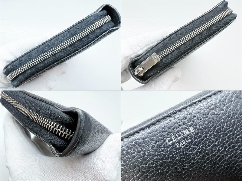 CELINE セリーヌ 旧ロゴ マルチファンクション レザー ラウンド CELINE セリーヌ 旧ロゴ マルチファンクション レザー ラウンド