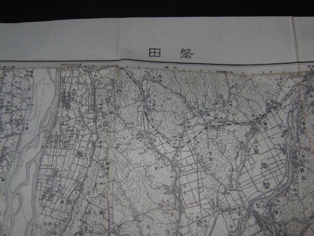 ca1-17■古地図「磐田」明治２２年測量 昭和３４年発行/5万分の１/国土地理院の画像1