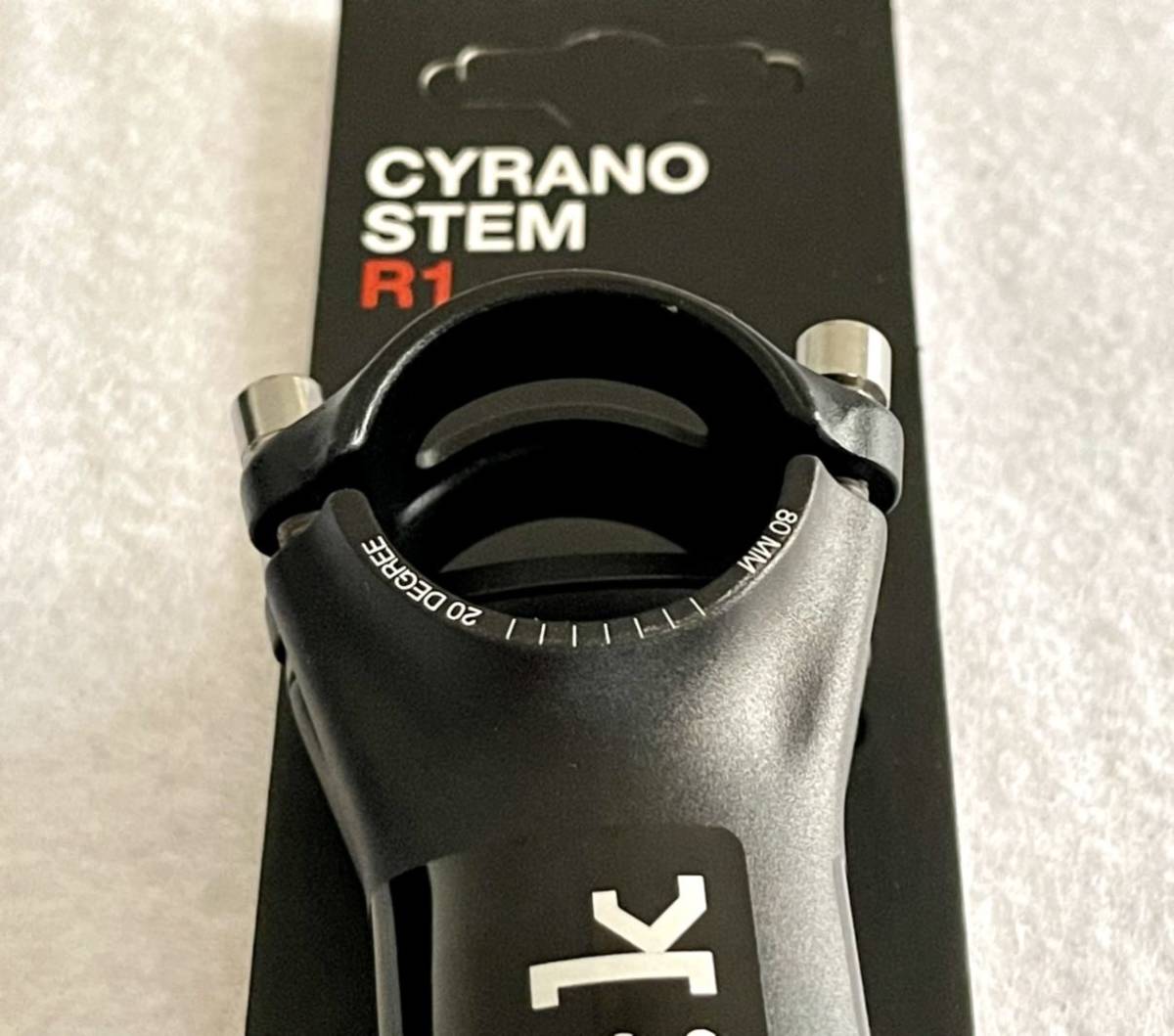 Fizik フィジーク Cyrano シラノ R1 80mm 20° ステム_画像2