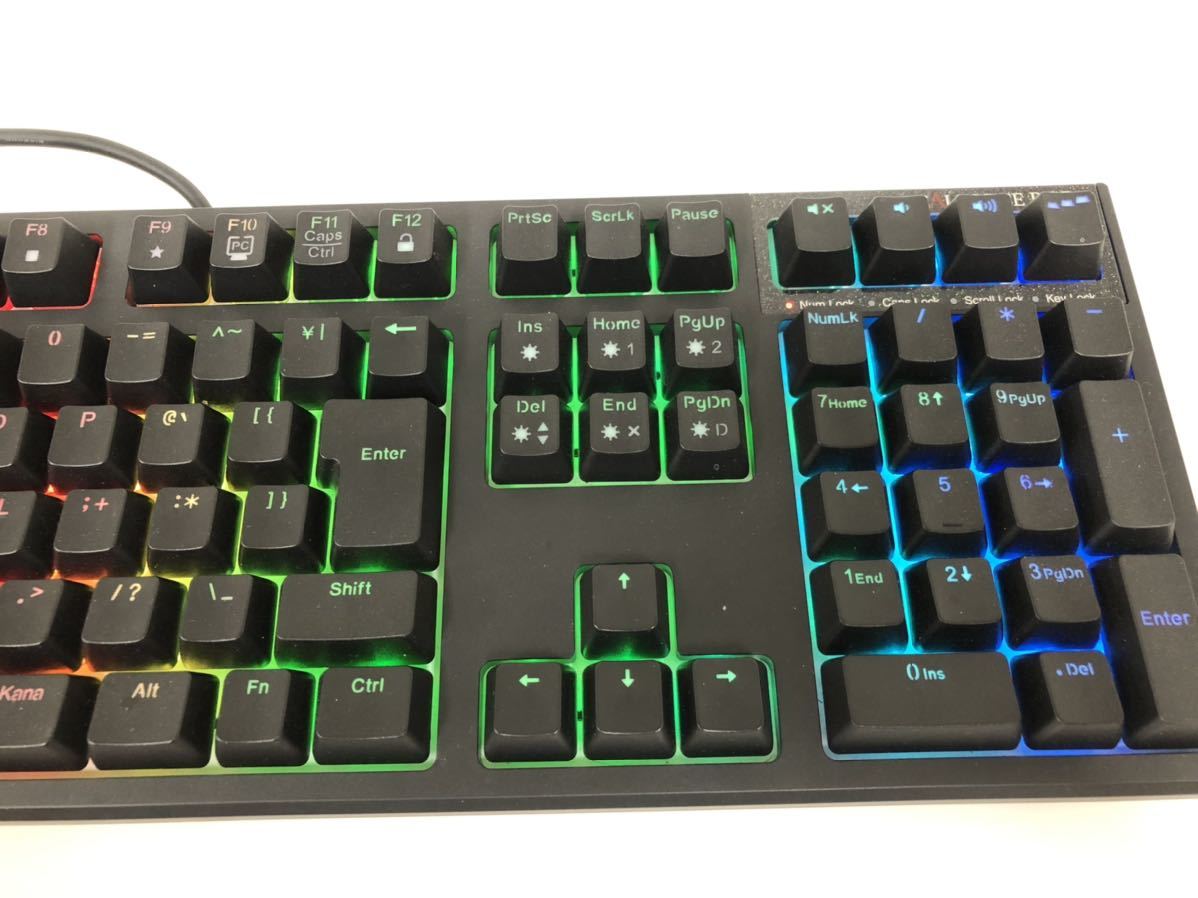 東プレ REALFORCE RGB ゲーミングキーボード R2A-JP4G-BK 限定特売品 swim.main.jp