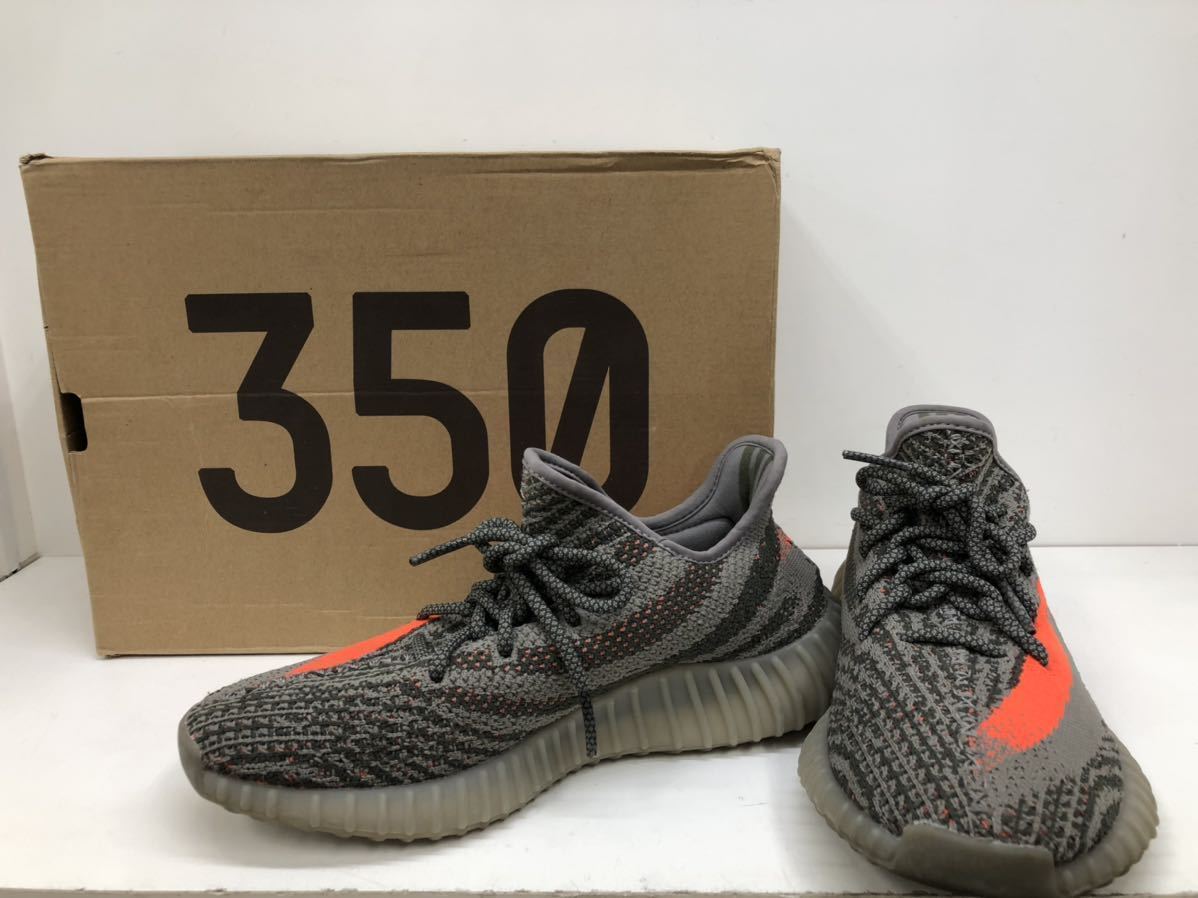 23㌢adidas YEEZY Boost 350 V2 ベルーガリフレクティブ アディダス 靴