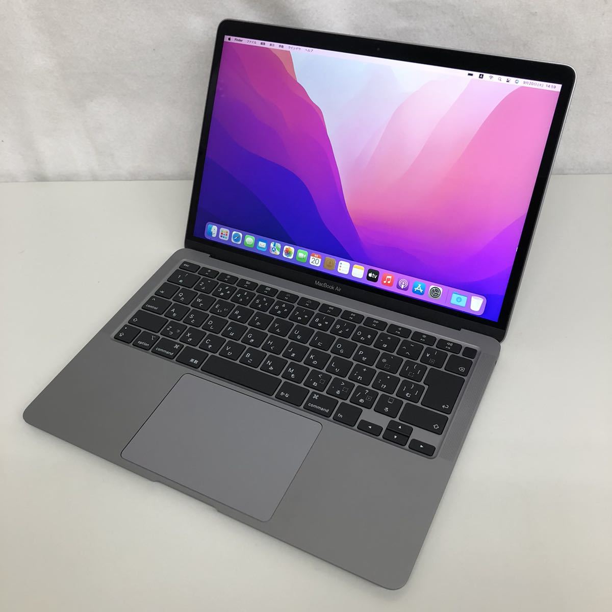 Apple MacBook Air Retina 13インチ 2020 MWTJ2J/A Monterey/Core i3