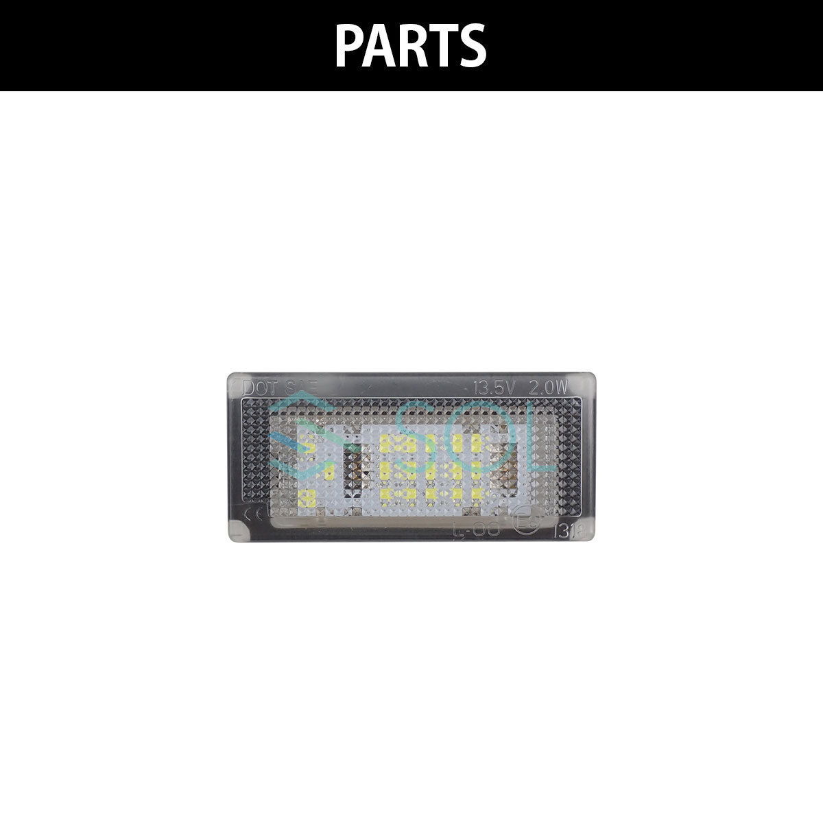 BMW MINI R50 R52 R53 専用 LEDナンバー灯 ユニットASSY キャンセラー内蔵 2個セット 51247114535 Eマーク取得品 出荷締切18時_画像2