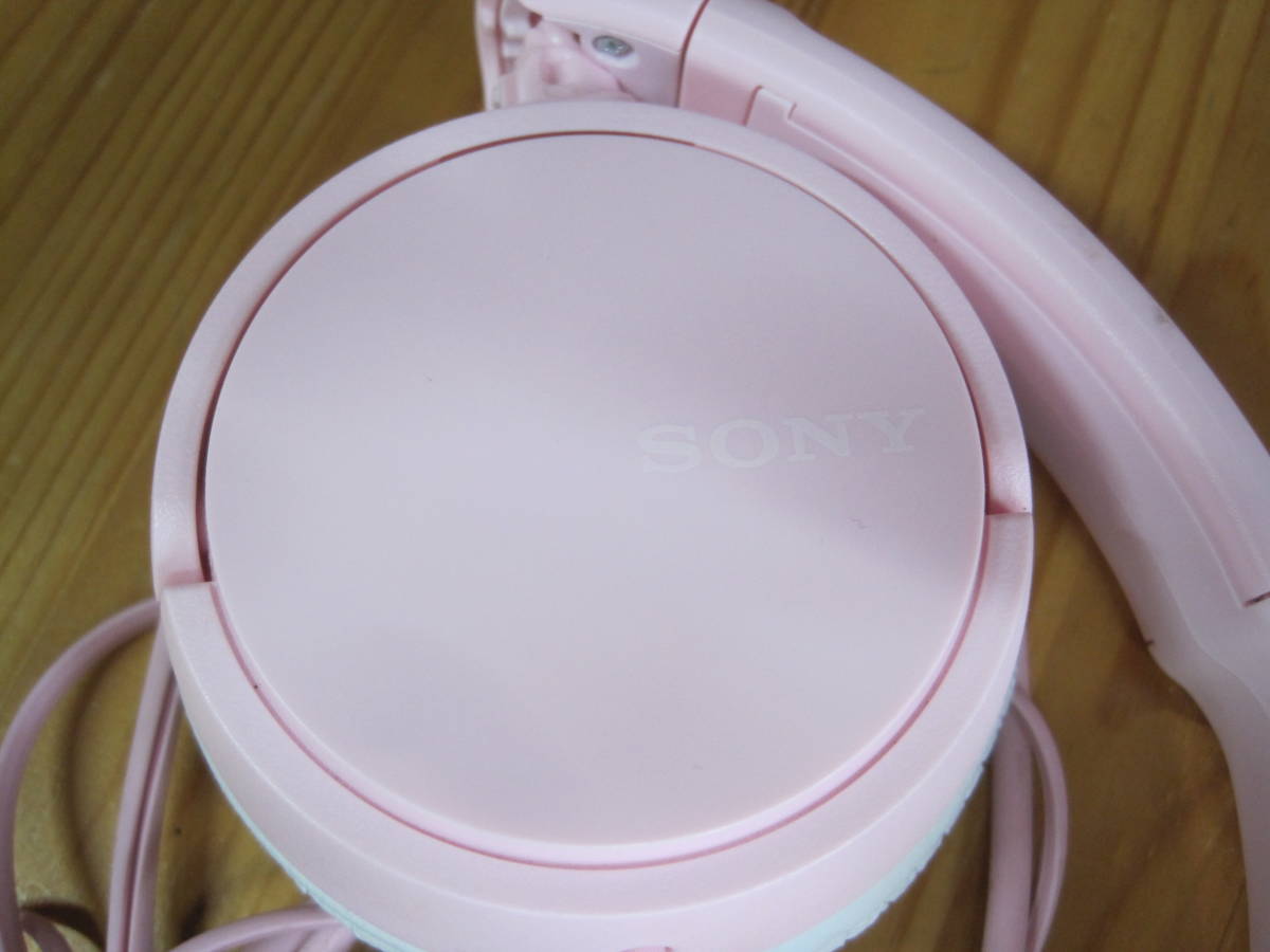 即決★SONY★ヘッドフォン★MOR-ZX１１０★ピンク★音出しOK★送料３５０円_画像2