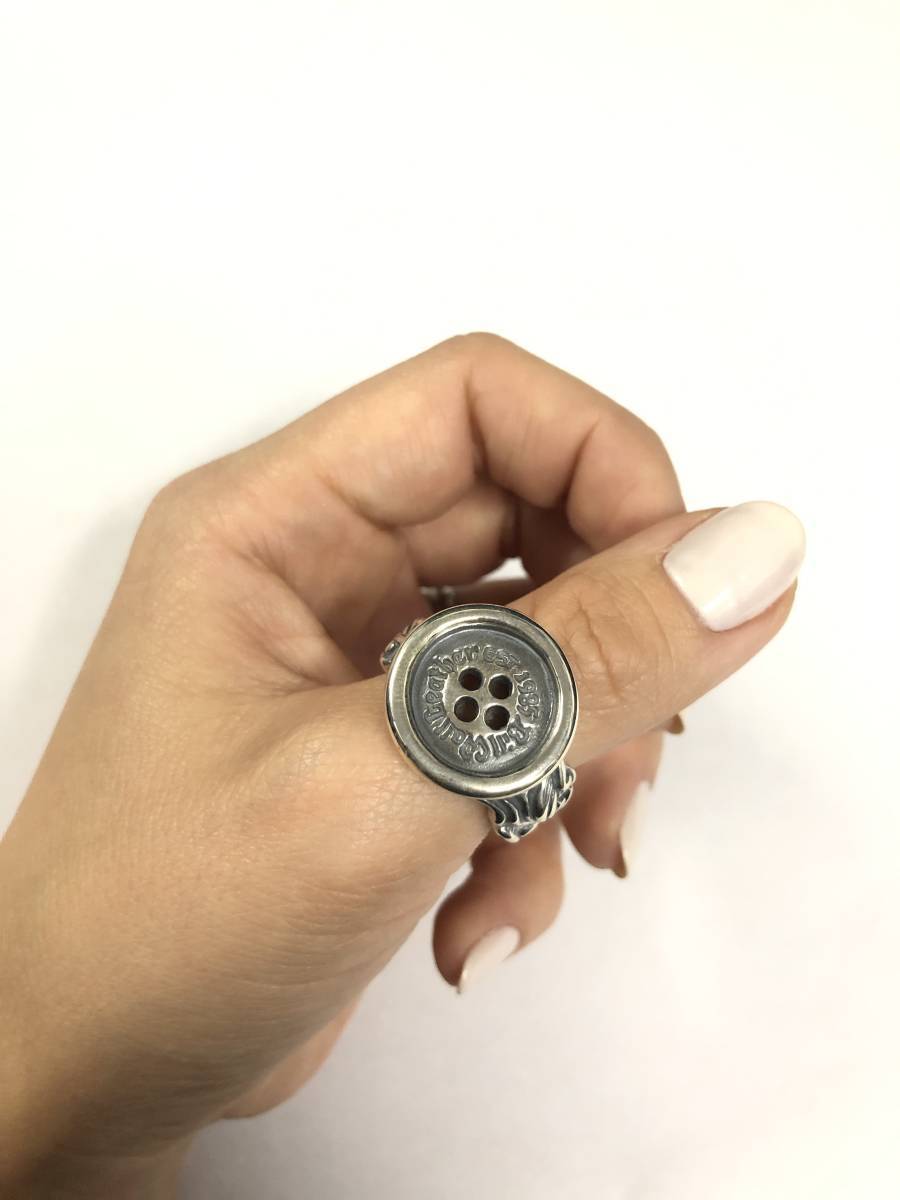 Bill Wall Leather ビルウォールレザー BWL Button ボタン ring 指輪 シルバーリング 新品 未使用 100％本物