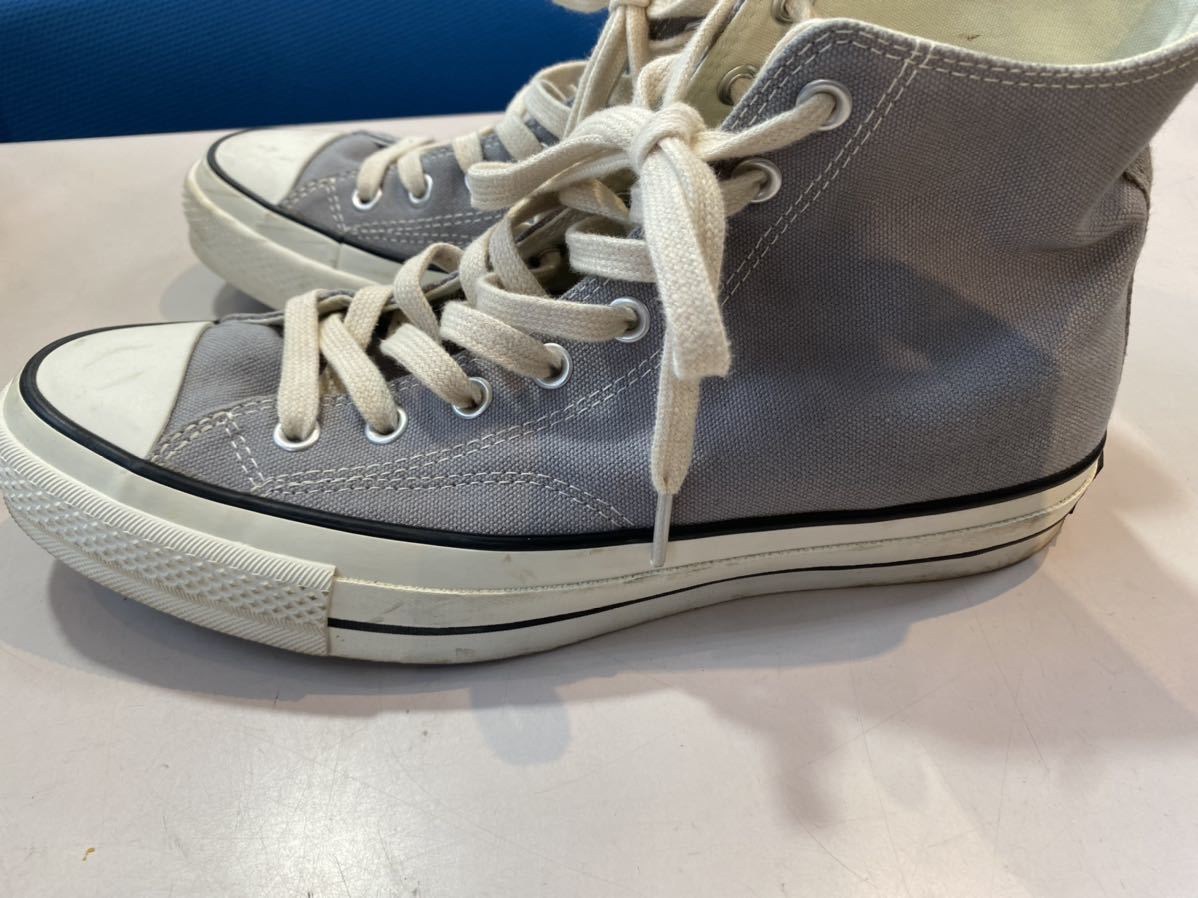 12ss CONVERSE ADDICT CHUCK TAYLOR CANVAS HI GRAY 29センチ_画像3