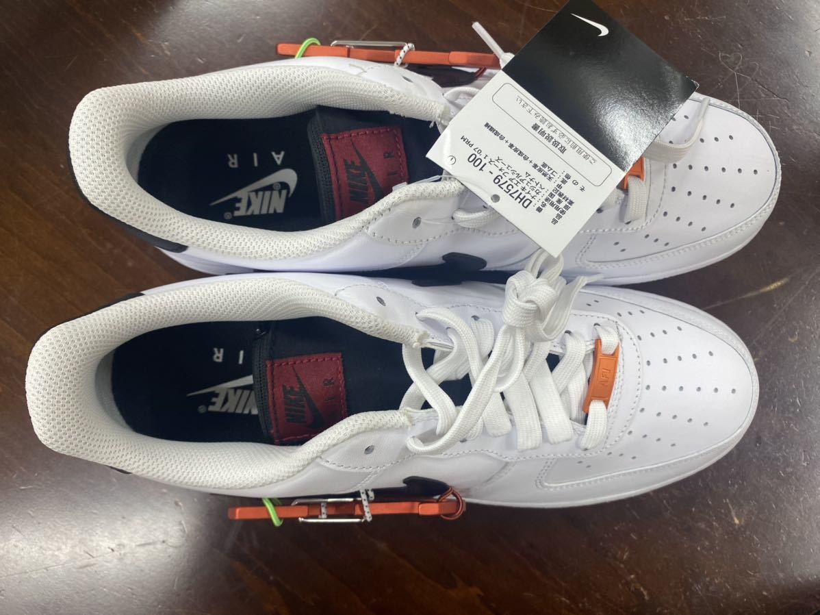 NIKE AIR FORCE 07 PRM カラビナ スウッシュ US10 新品 DH7579-100 ナイキ NIKE スウッシュ スウォッシュ エアフォース